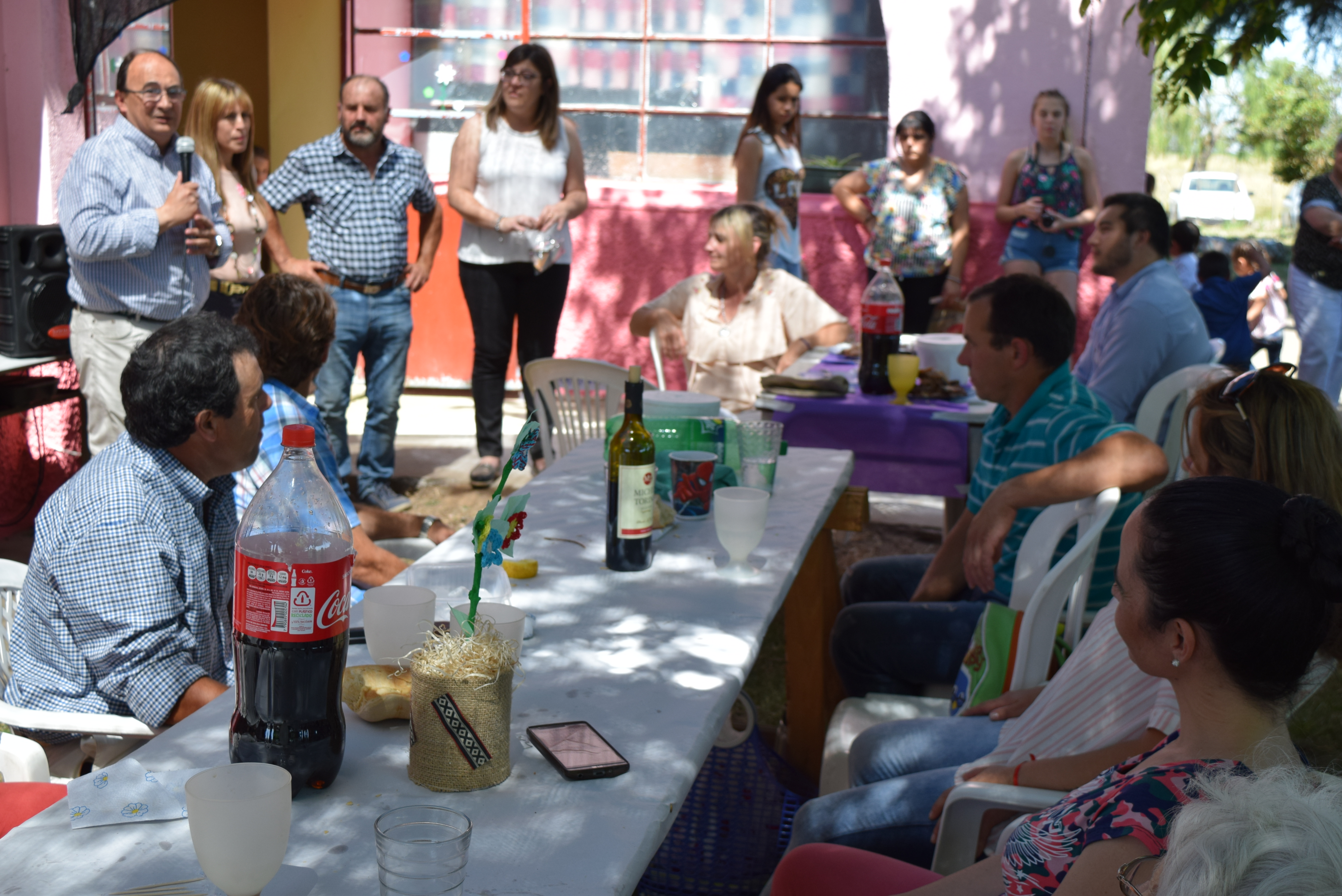 El Intendente estuvo en el almuerzo de la Escuela y el SEIMM.-