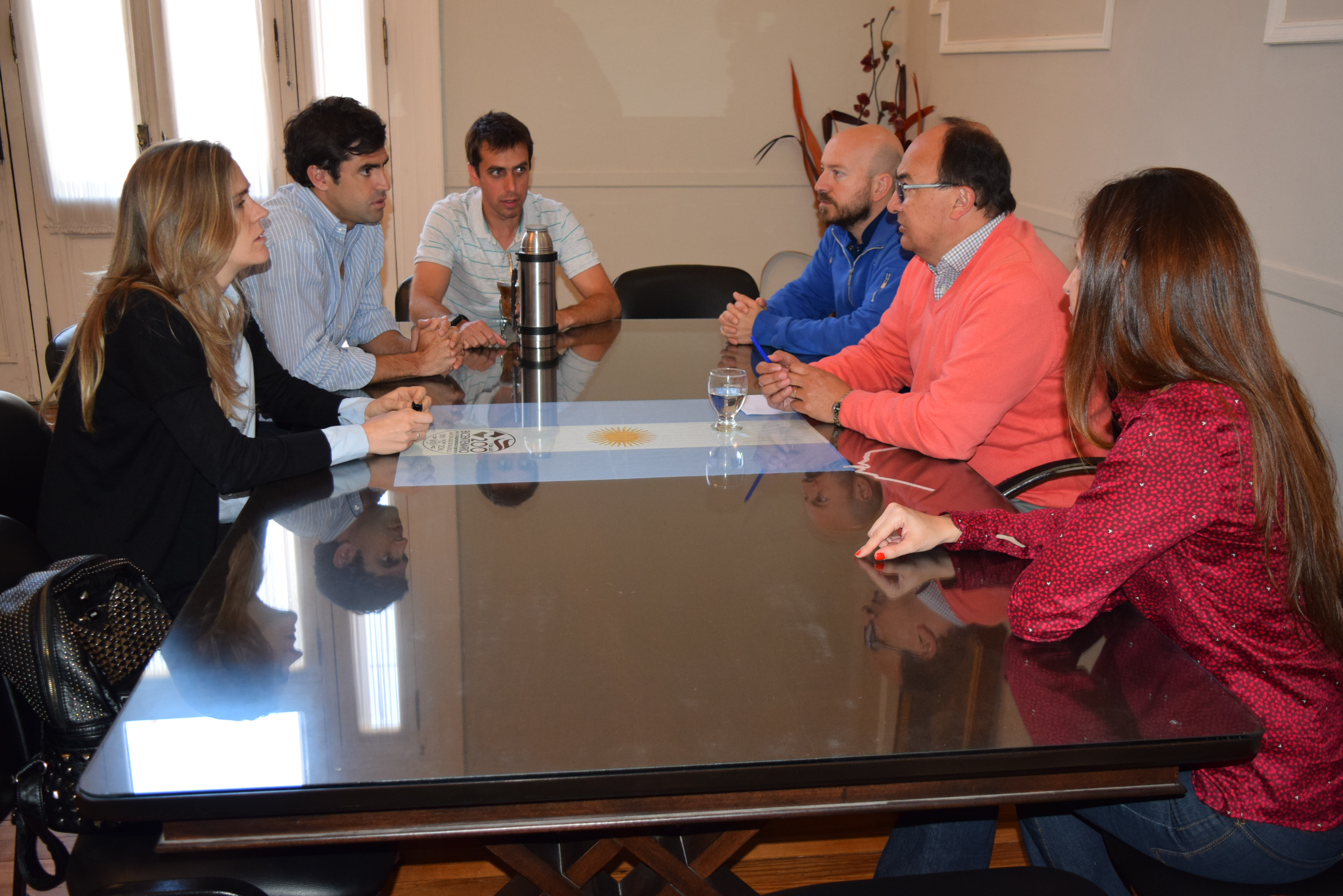 Salomón recibió al Dr. Matías Re.-