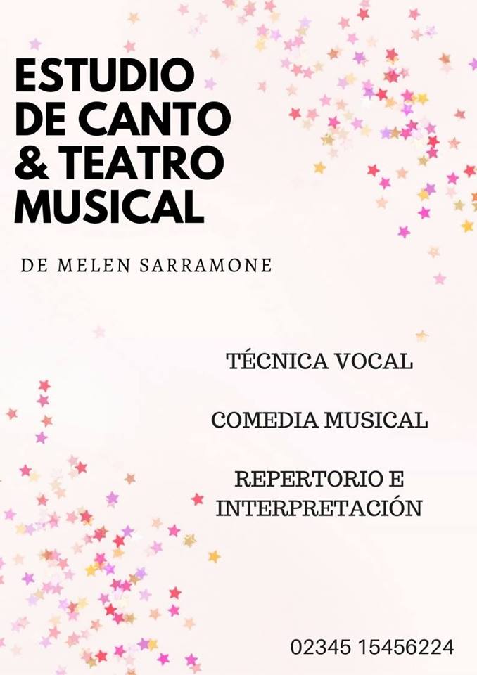 2 de diciembre – Teatro Marconi muestra de la Escuela de Canto de Melene Sarramone.-