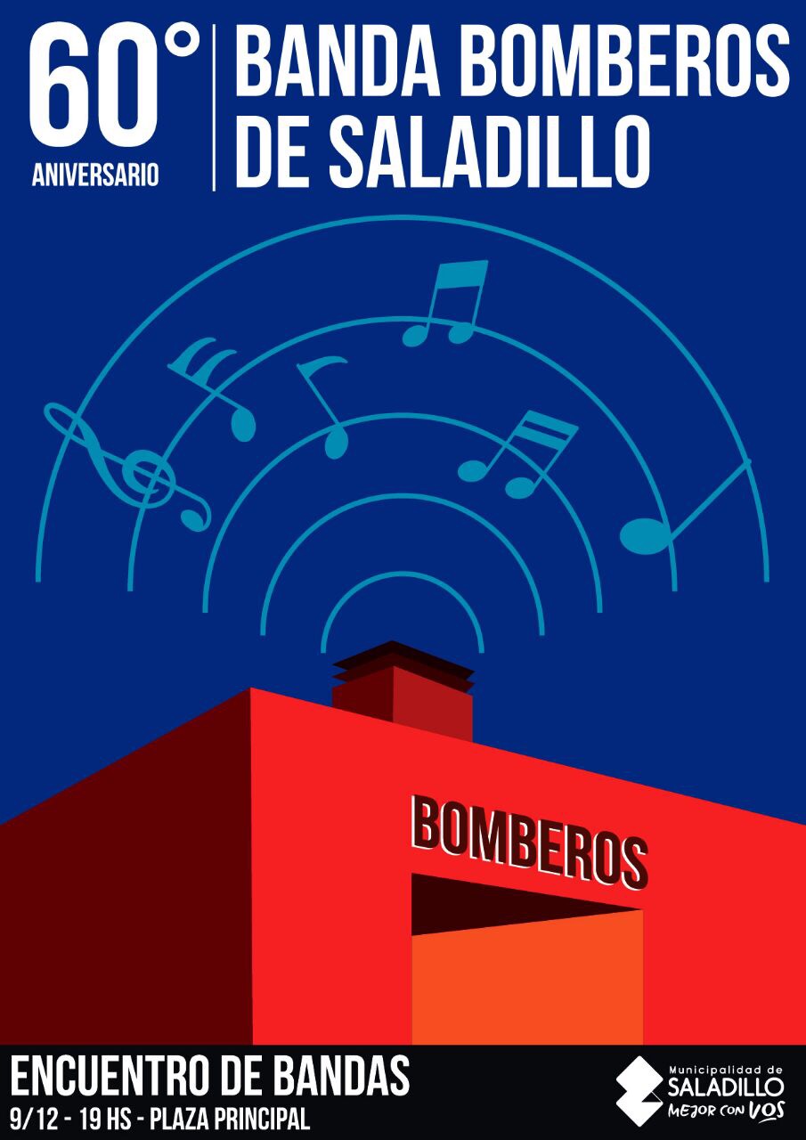 9 de diciembre – Aniversario 60 de la Banda de Bomberos de Saladillo.-