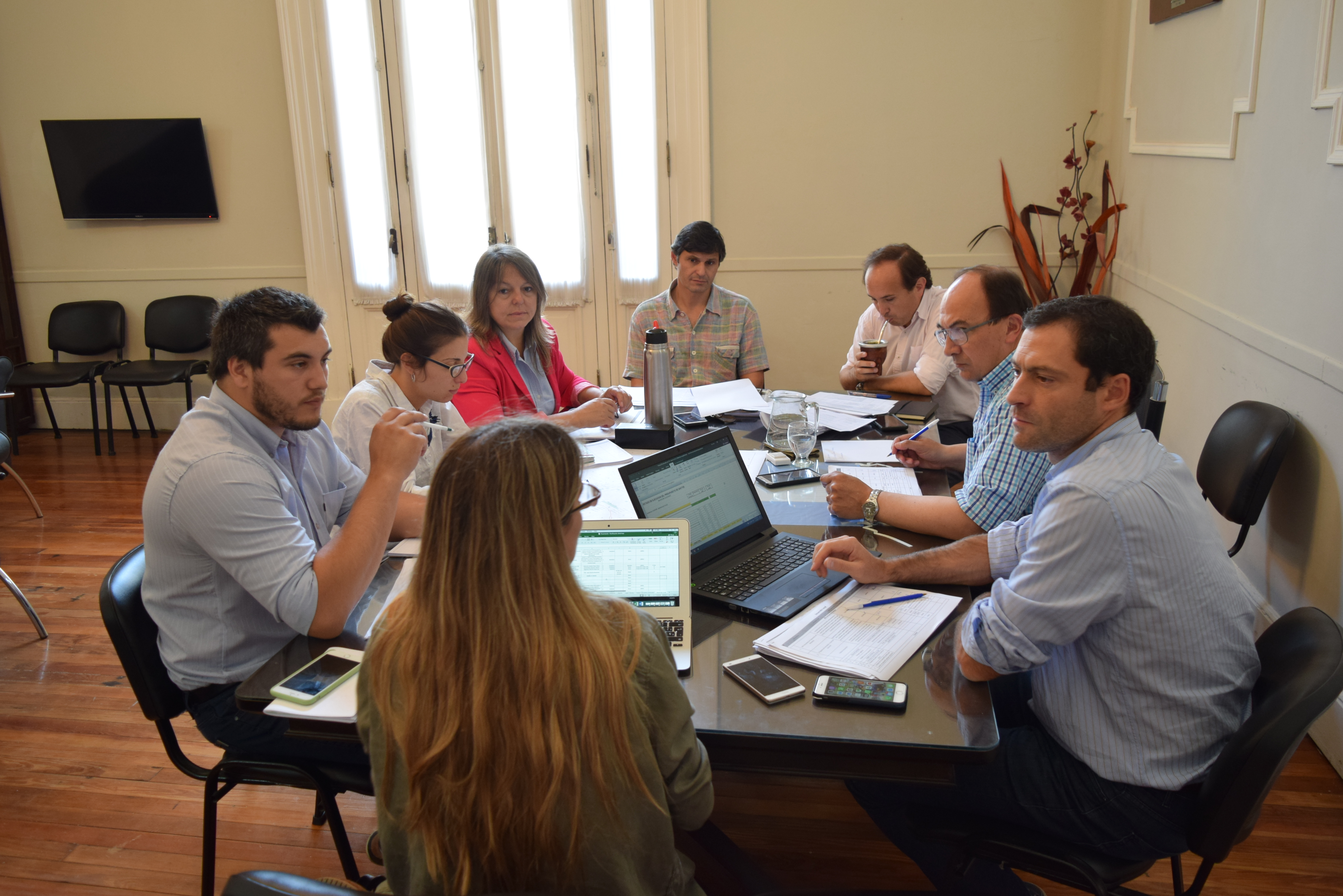 Reunión de coordinación del R.I.L. en el despacho del Intendente.-