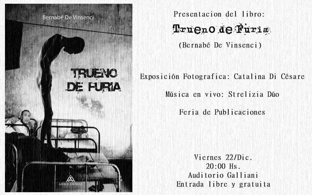 22 de diciembre – Presentación del libro «Trueno de Fuego».-