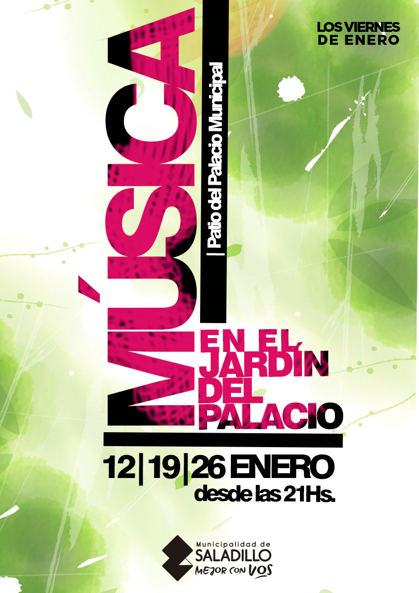 12, 19, 26 de enero. Música en el jardín del Palacio  MS.-