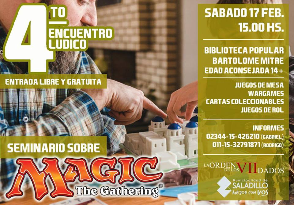17 de febrero – 4º Encuentro lúdico en la Biblioteca Bartolomé Mitre.