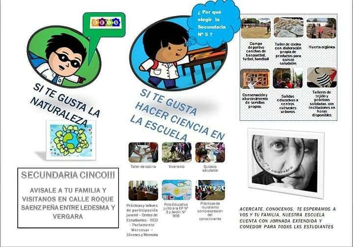 2 y 6 de marzo. Secundaria Cinco invita a reuniones a las familias de estudiantes.-