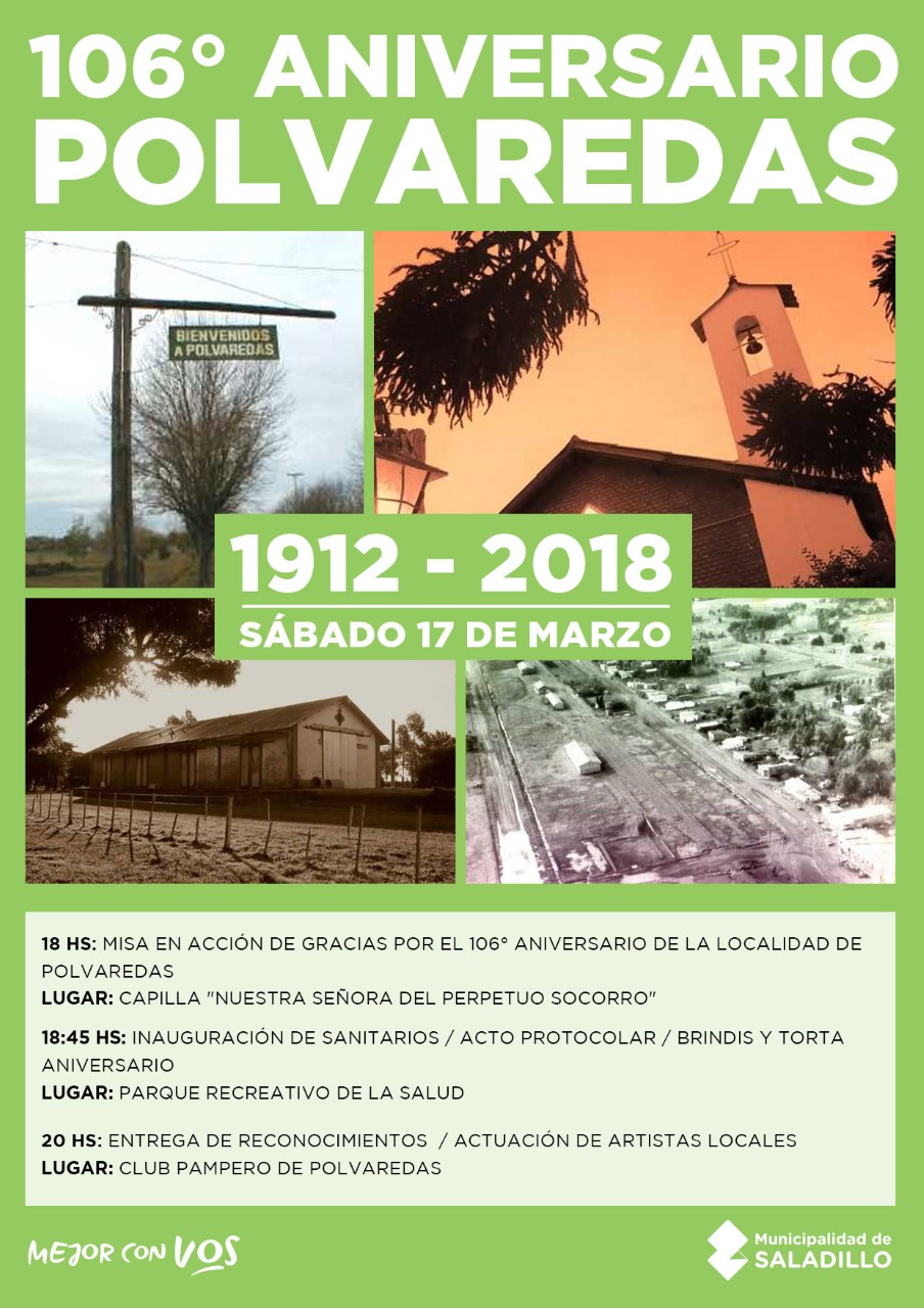 17 de marzo – 106º aniversario de Polvaredas.-