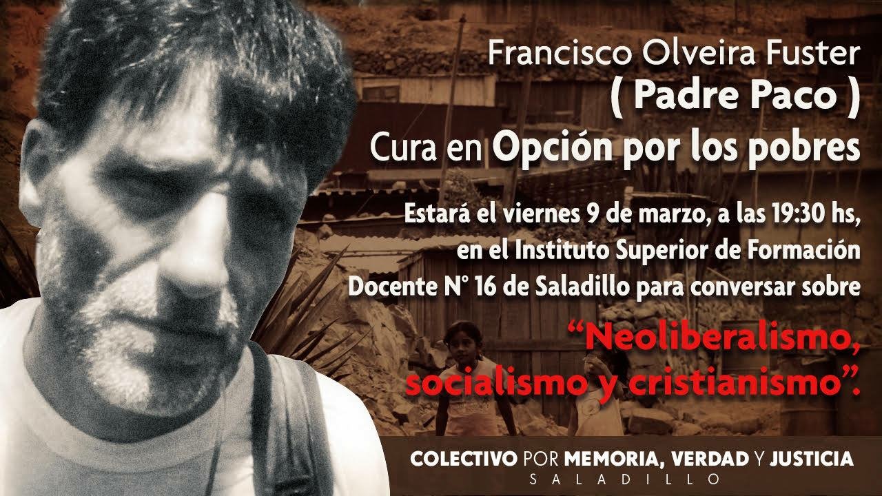 9 de marzo – Francisco Olveira Fuster en el ISFD N 16.-
