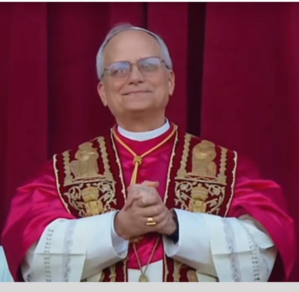 El mensaje del intendente José Luis Salomón: «Bienvenido, Papa León XIV».-