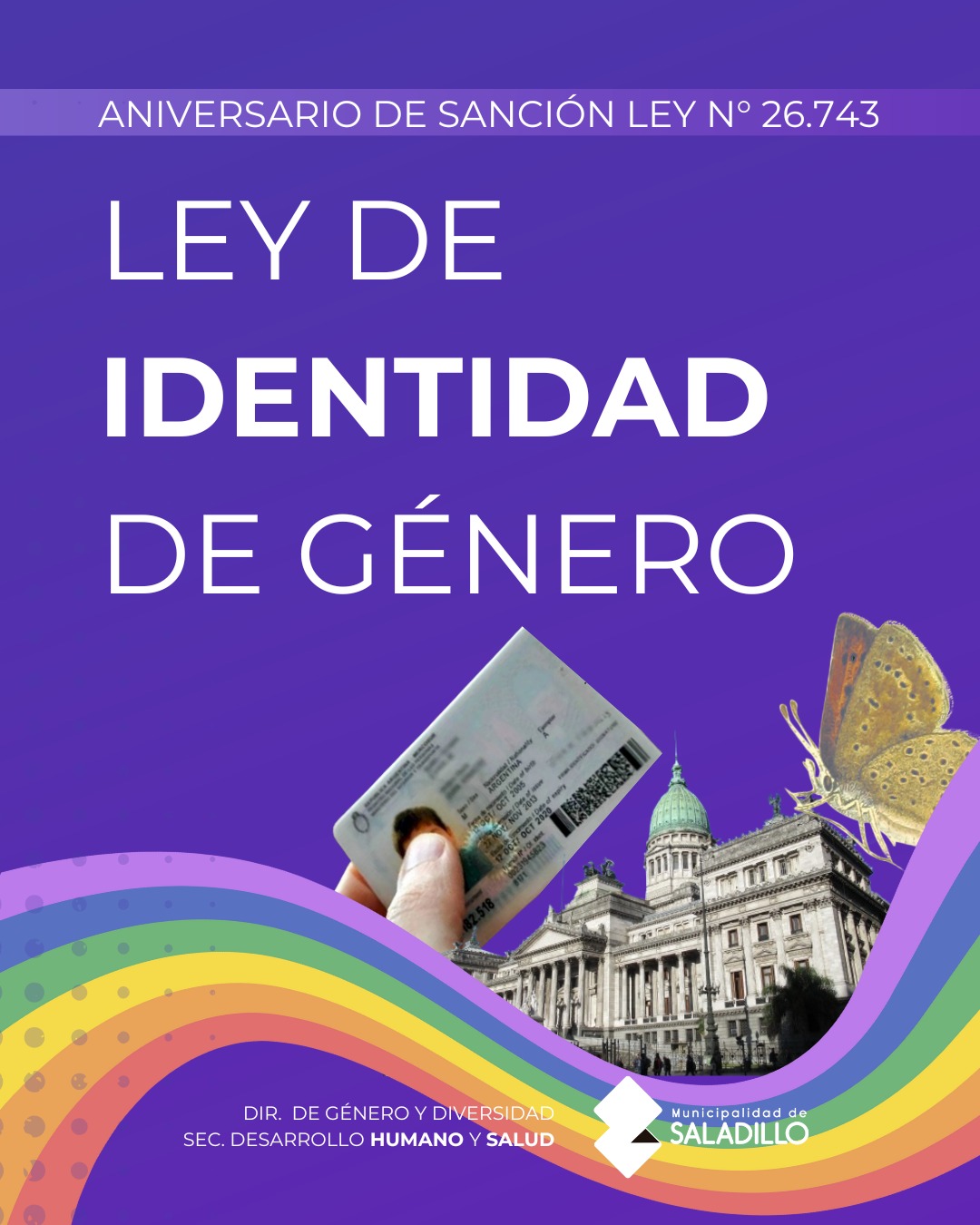 Aniversario de la sanción de la Ley de Identidad de Género N.º 26.743.-