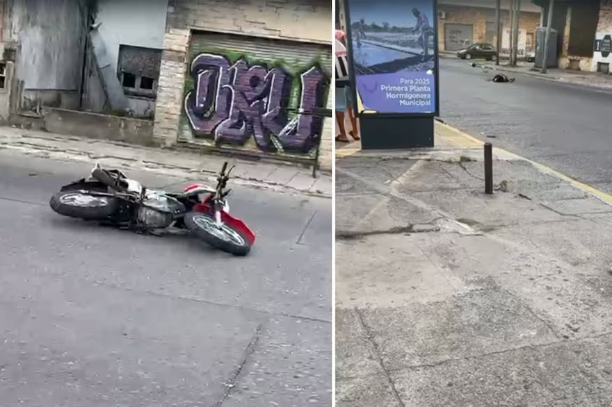 Quilmes | Un motociclista murió degollado al impactar con una soga que cortaba la calle.-