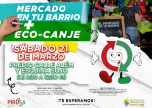 Saladillo | Mercado en tu barrio + Eco-Canje.-