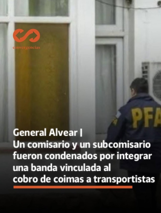 Provincia de Buenos Aires | Condenan a dos policías por integrar una asociación ilícita vinculada al cobro de coimas.-