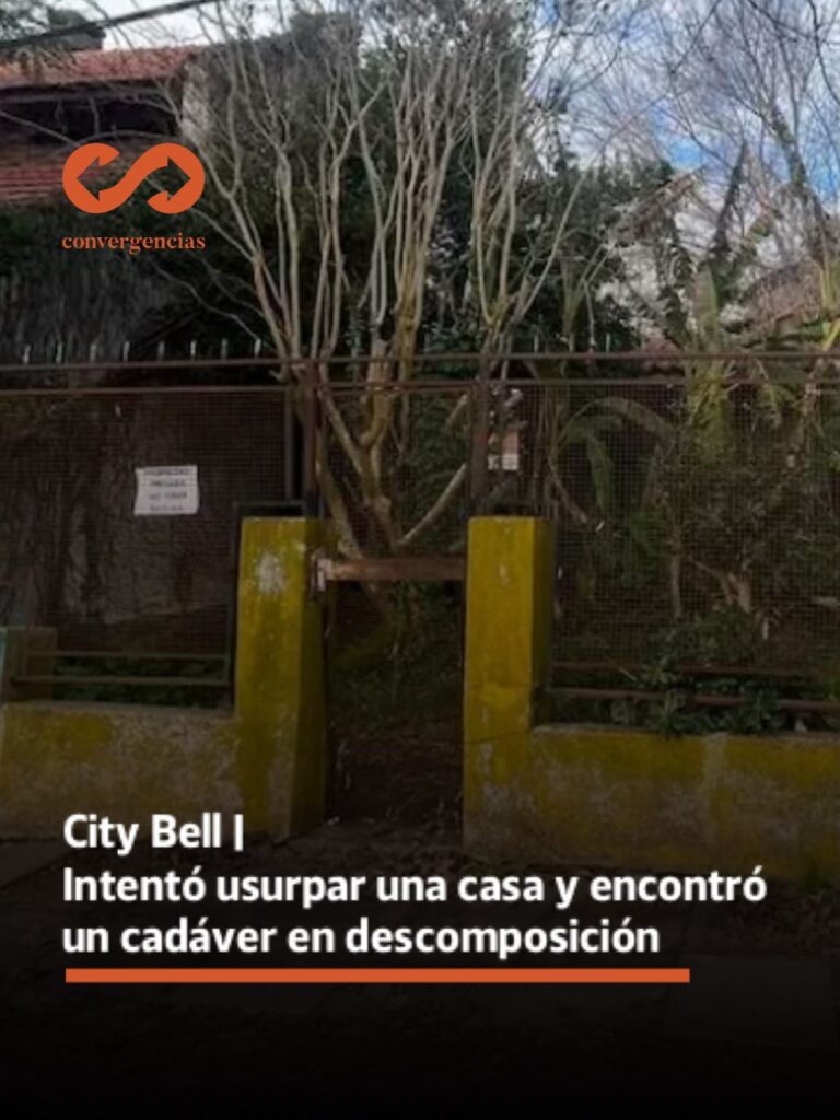 City Bell | ocupar una vivienda y descubrió el cadáver de un hombre de 76 años.-