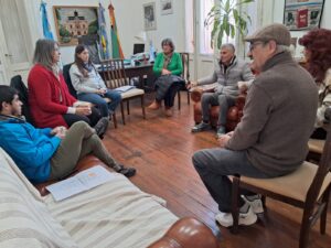 Autoridades municipales se reunieron con el Centro de Jubilados de Saladillo Norte para acompañar nuevos proyectos.-