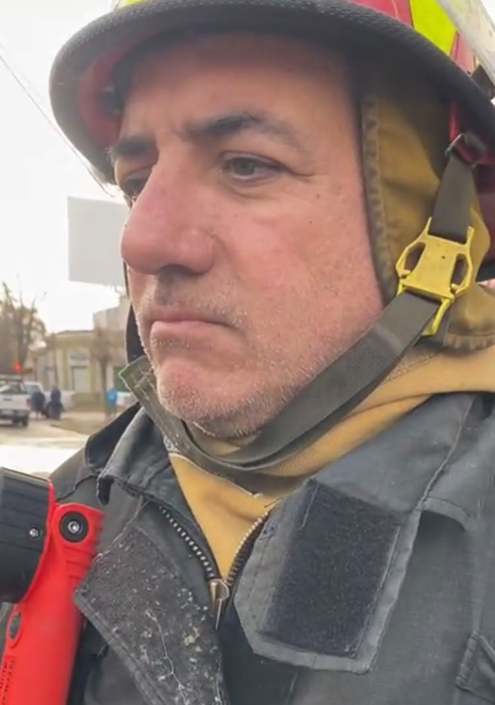 Saladillo | El informe de Alejandro Cotignola sobre el incendio de Cabral y San Martín: "la loza que es el piso del departamento y el techo de la pintureria, se partió.-