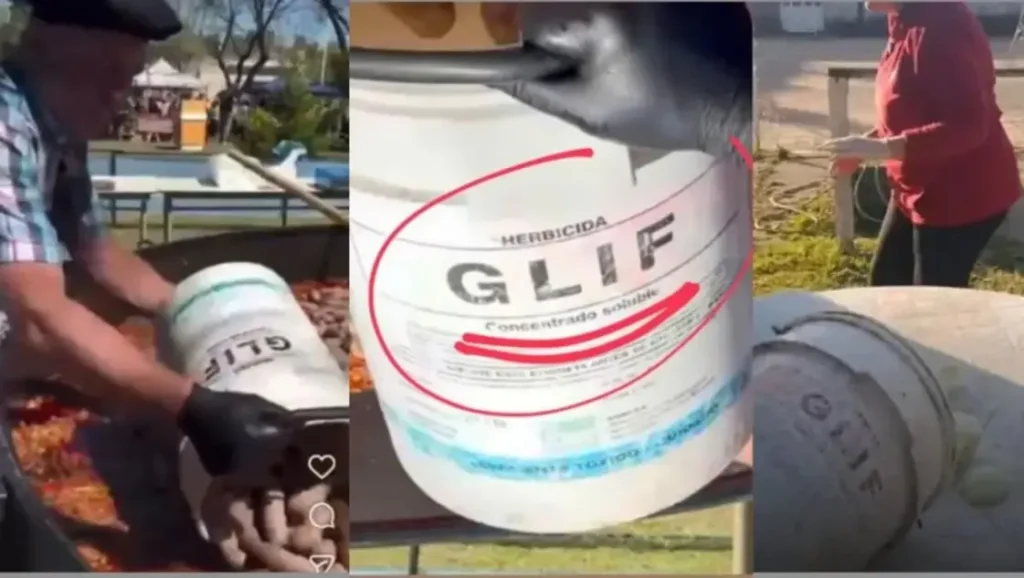 Provincia de Buenos Aires | Polémica en La Colina por el presunto uso de bidones de agroquímicos para cocinar 1.000 chorizos.-