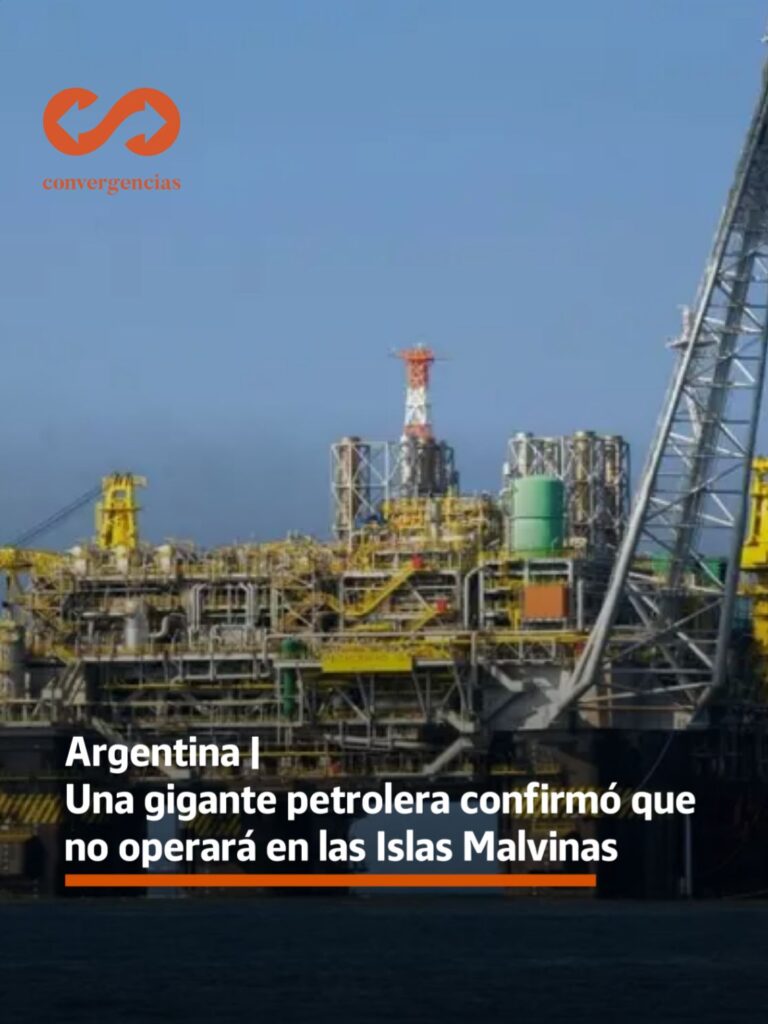 Argentina | Una gigante petrolera confirmó que no operará en las Islas Malvinas.-