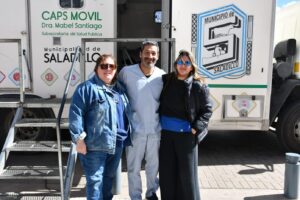 Vacunación en el CAPS movil.-