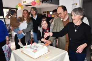 La biblioteca municipal de Polvaredas celebró 19 años.-