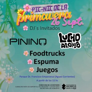 Reprogramación del festejo por el día de la primavera.-