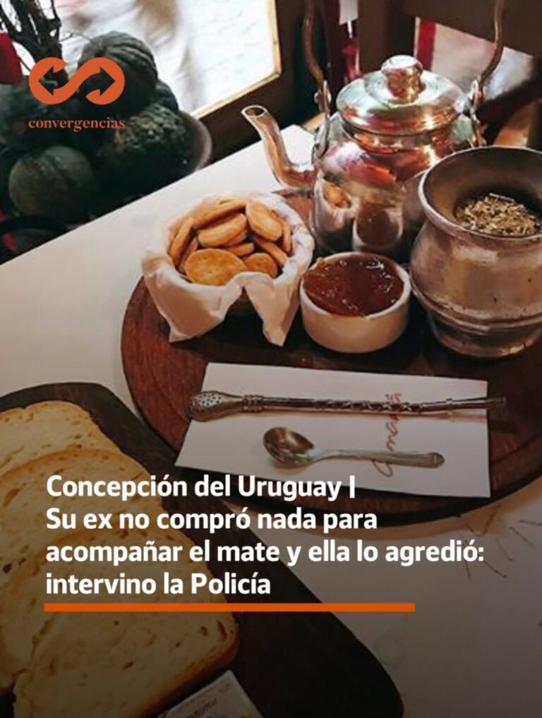 Concepción del Uruguay | Su ex no compró nada para acompañar el mate y ella lo agredió: intervino la Policía.-