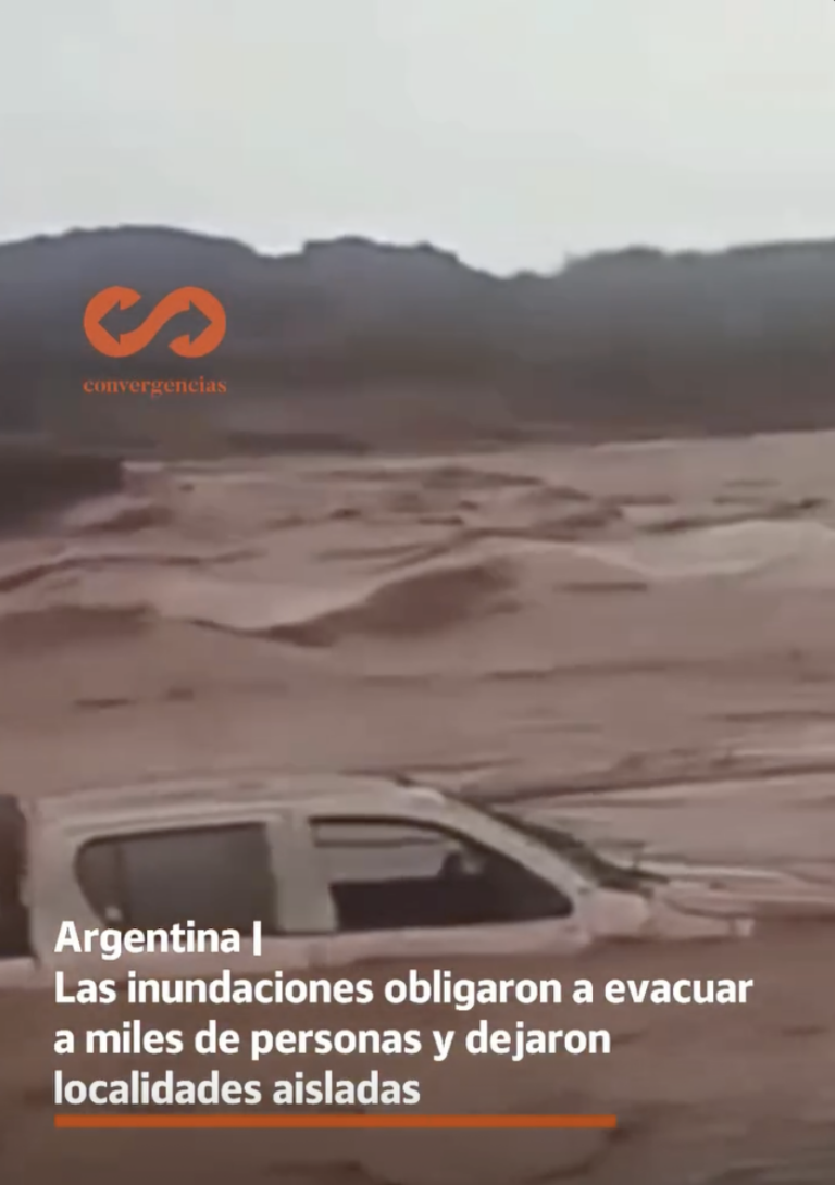 Argentina | Las inundaciones obligaron a evacuar a miles de personas y dejaron localidades aisladas.-