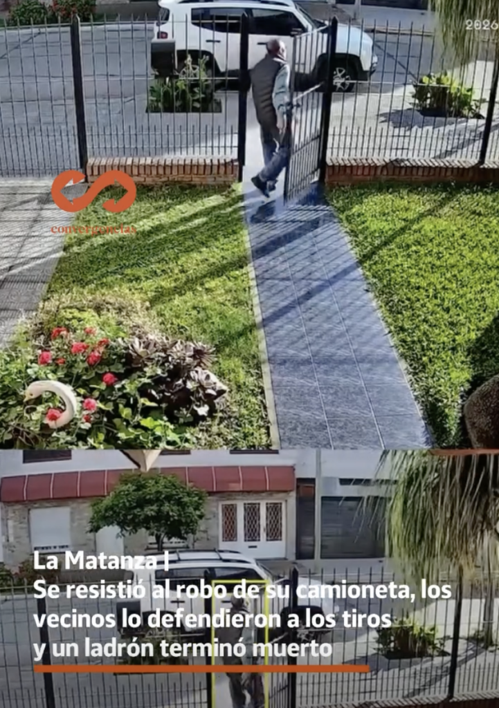 La Matanza | Se resistió al robo de su camioneta, los vecinos lo defendieron a los tiros y un ladrón terminó muerto.-