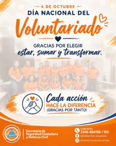 Día Nacional del Voluntariado.-