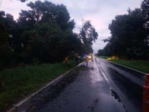 Saladillo | Defensa Civil asistió 43 llamados durante la jornada de lluvias.-