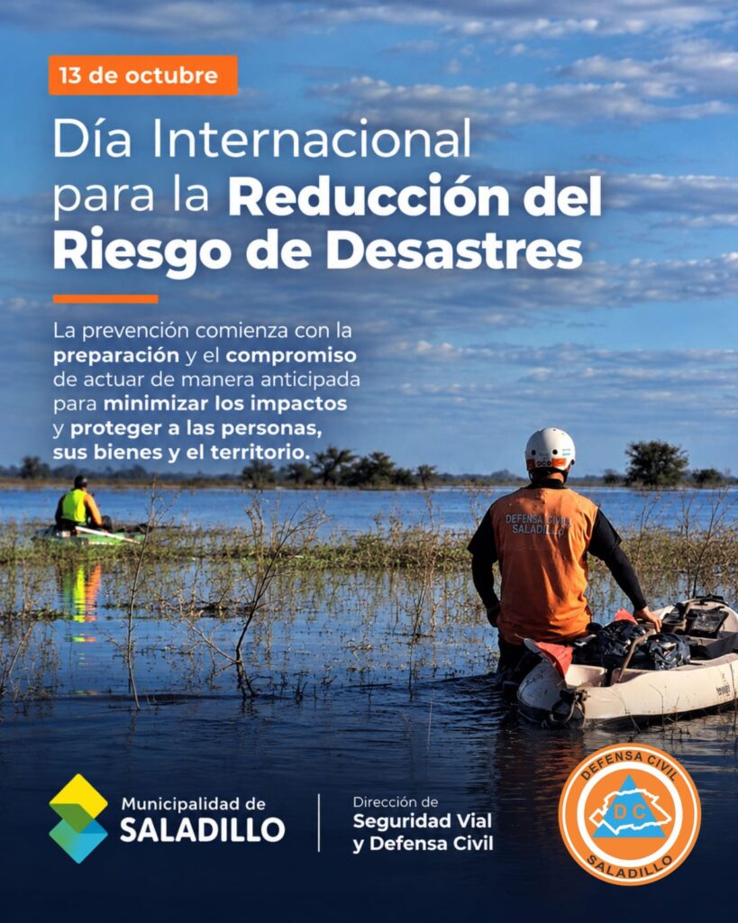 13 de octubre| Día internacional para la reducción del riesgo de desastres.-