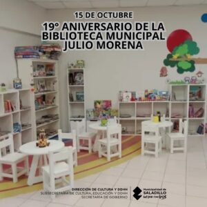 Felices 19 años, Biblioteca Municipal “Julio Morena”.-