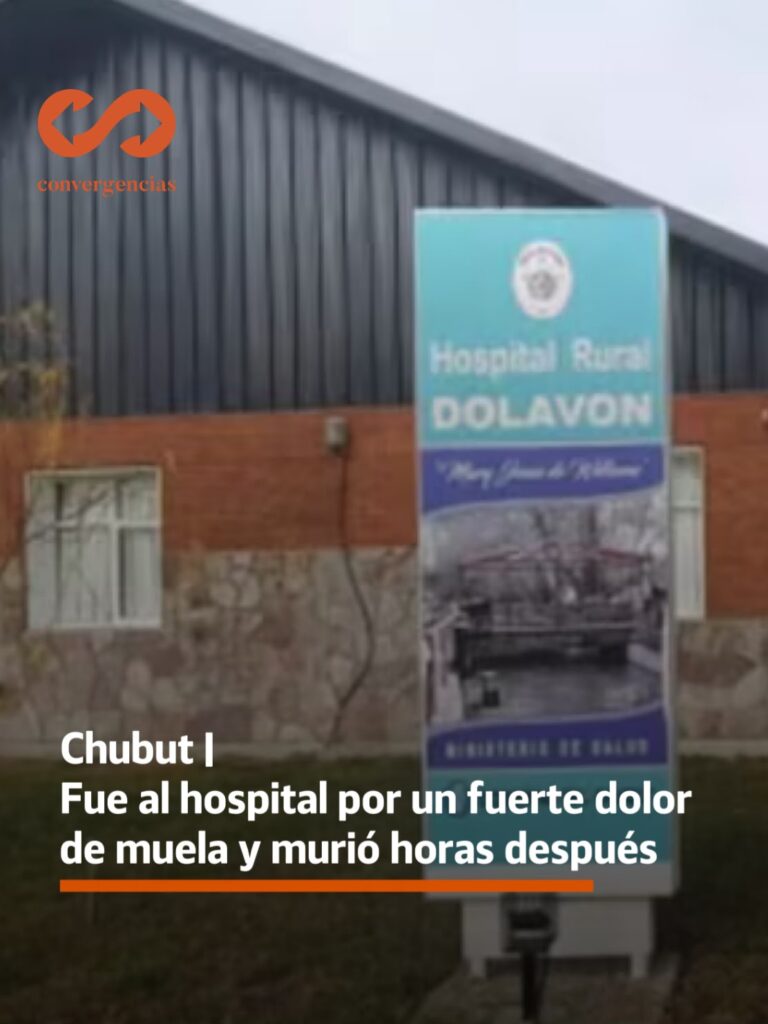 Chubut | Fue al hospital por un fuerte dolor de muela y murió horas después.-