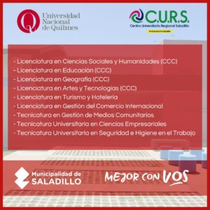 Del 21 al 29 de octubre | Preinscripción UNQUI - modalidad Virtual.-