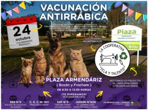 Sábado 24 de Octubre | Vacunación antirrábica.-