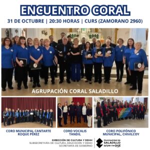 Saladillo | Encuentro coral.-