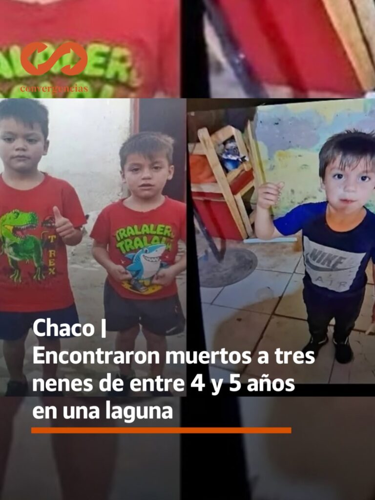 Chaco | Encontraron muertos a tres nenes de entre 4 y 5 años en una laguna.-